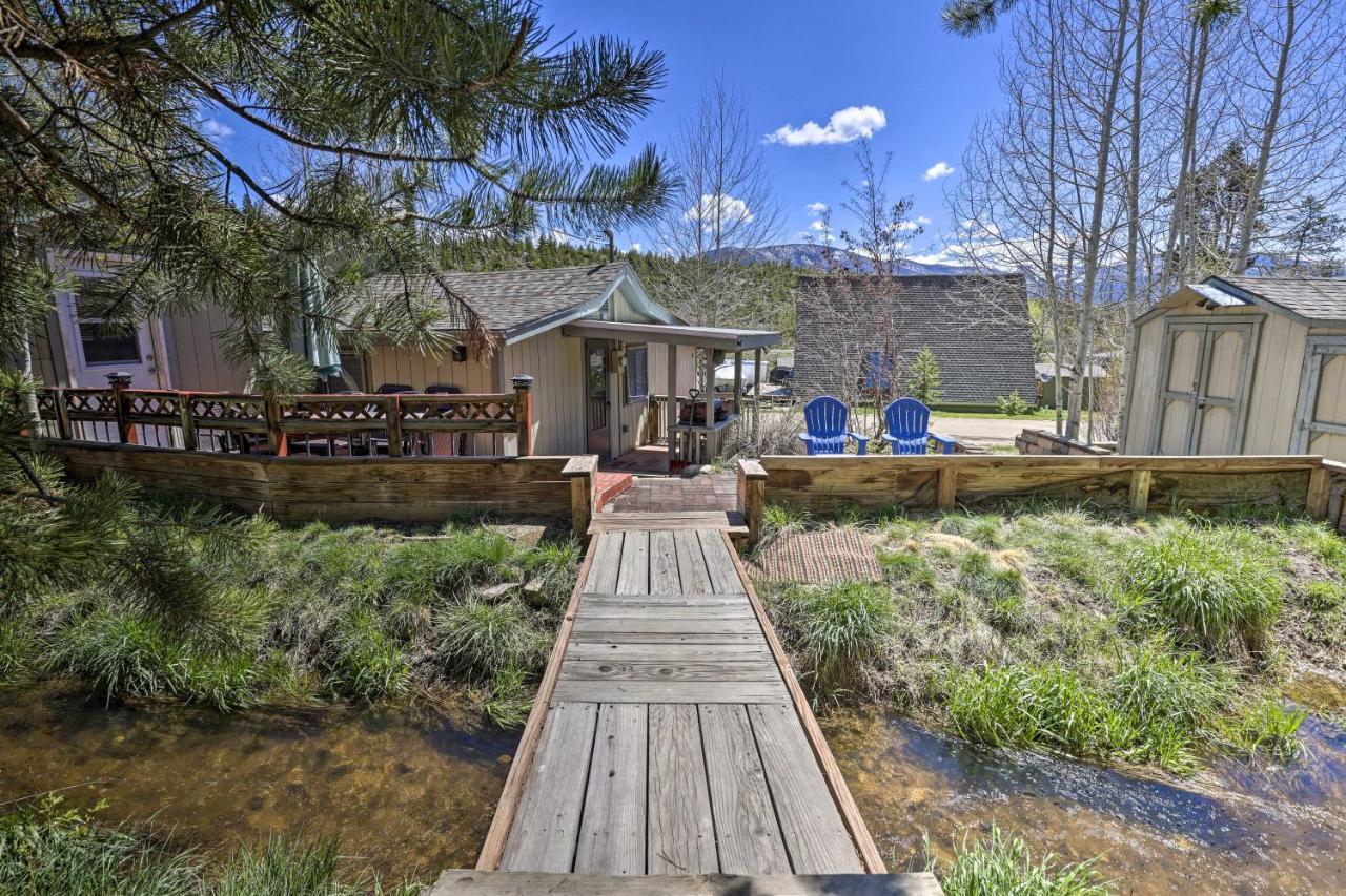 Grand Lake Home Fireplace, Deck And Mountain Views ภายนอก รูปภาพ