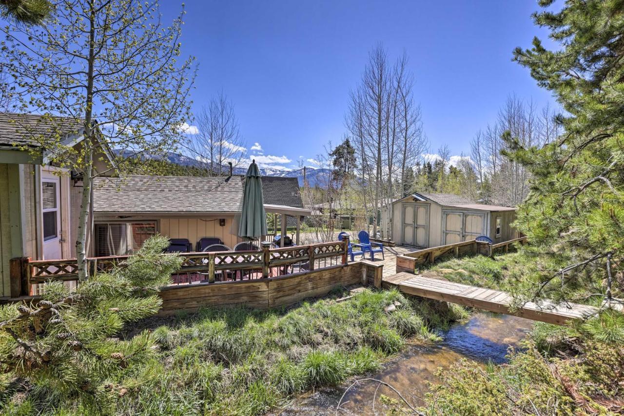 Grand Lake Home Fireplace, Deck And Mountain Views ภายนอก รูปภาพ